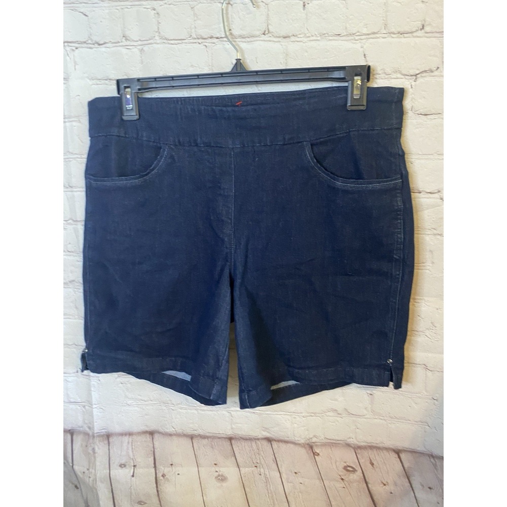 Liz Claiborne Bermuda Short Denim Blue Jean Summer Shorts Classic Womens Size 14